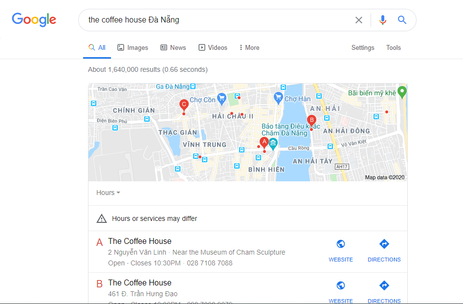 vi-du-ve-google-my-business-khi-tim-kiem-the-coffee-house